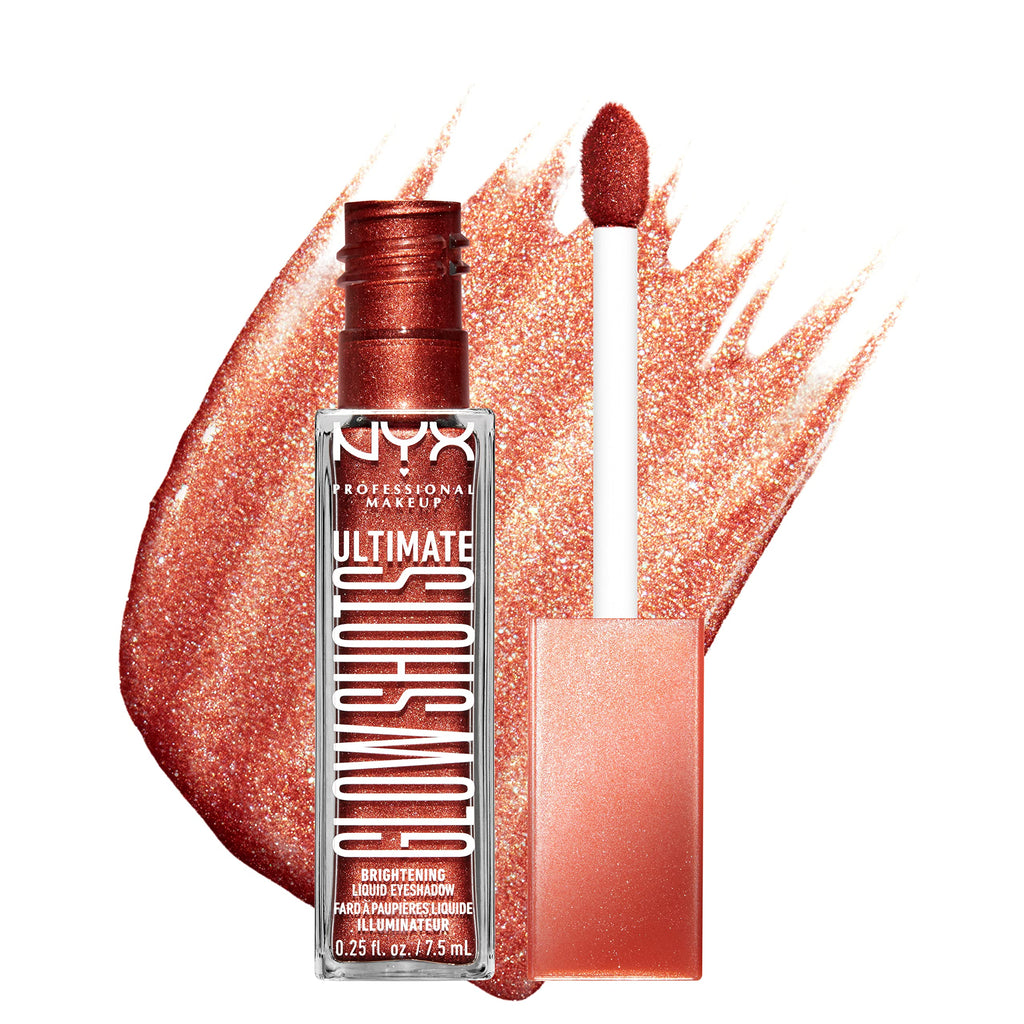NYX PROFESSIONAL MAKEUP Ultimate Glow Shots, Liquid Eyeshadow, Long-Lasting Shimmer Eye Shadow with Vitamin C