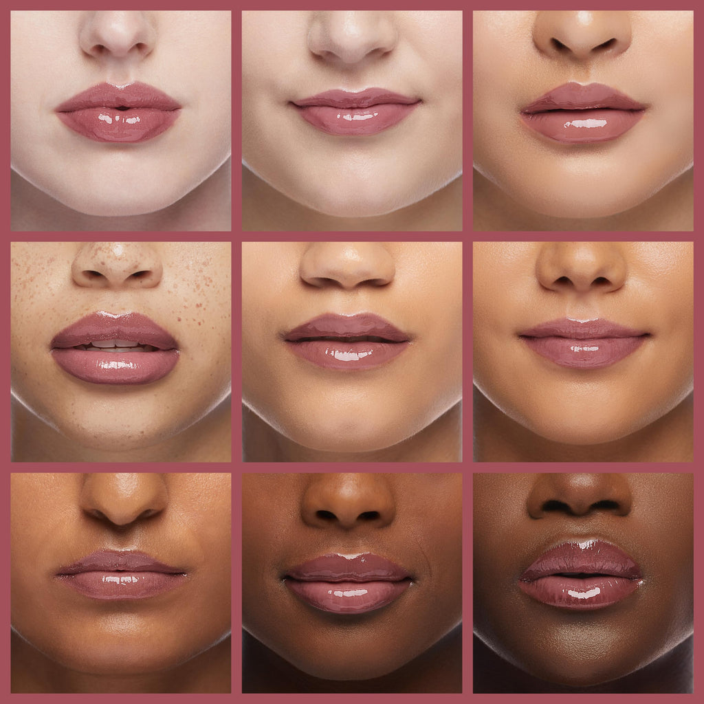 NYX PROFESSIONAL MAKEUP Candy Slick Glowy Lip Color Gloss - Cream Bee (Dusty Rose)