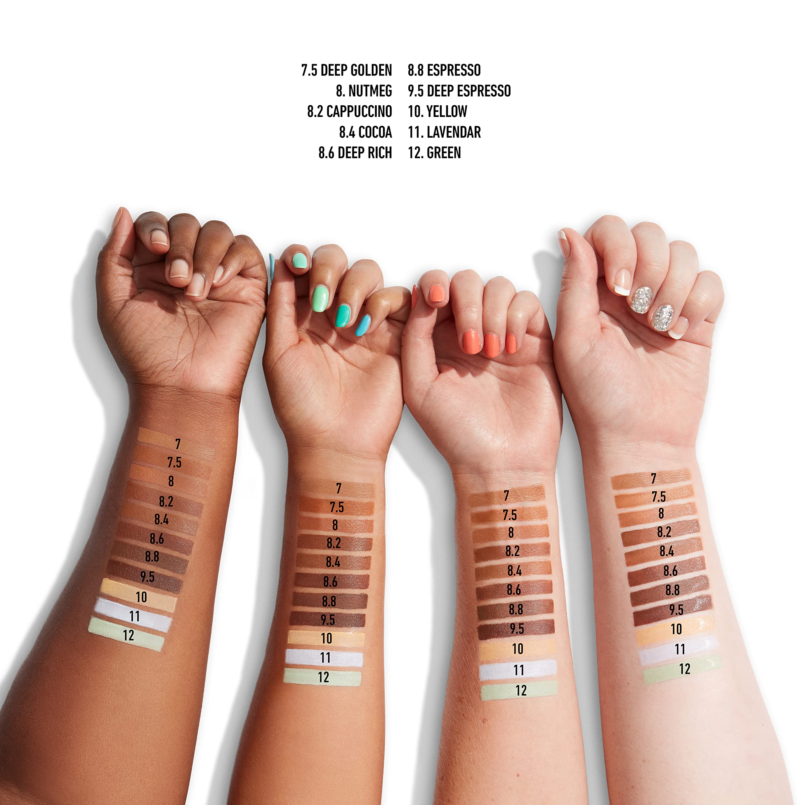 NYX PROFESSIONAL MAKEUP HD Studio Photogenic Concealer Wand, Medium Coverage - Nutmeg