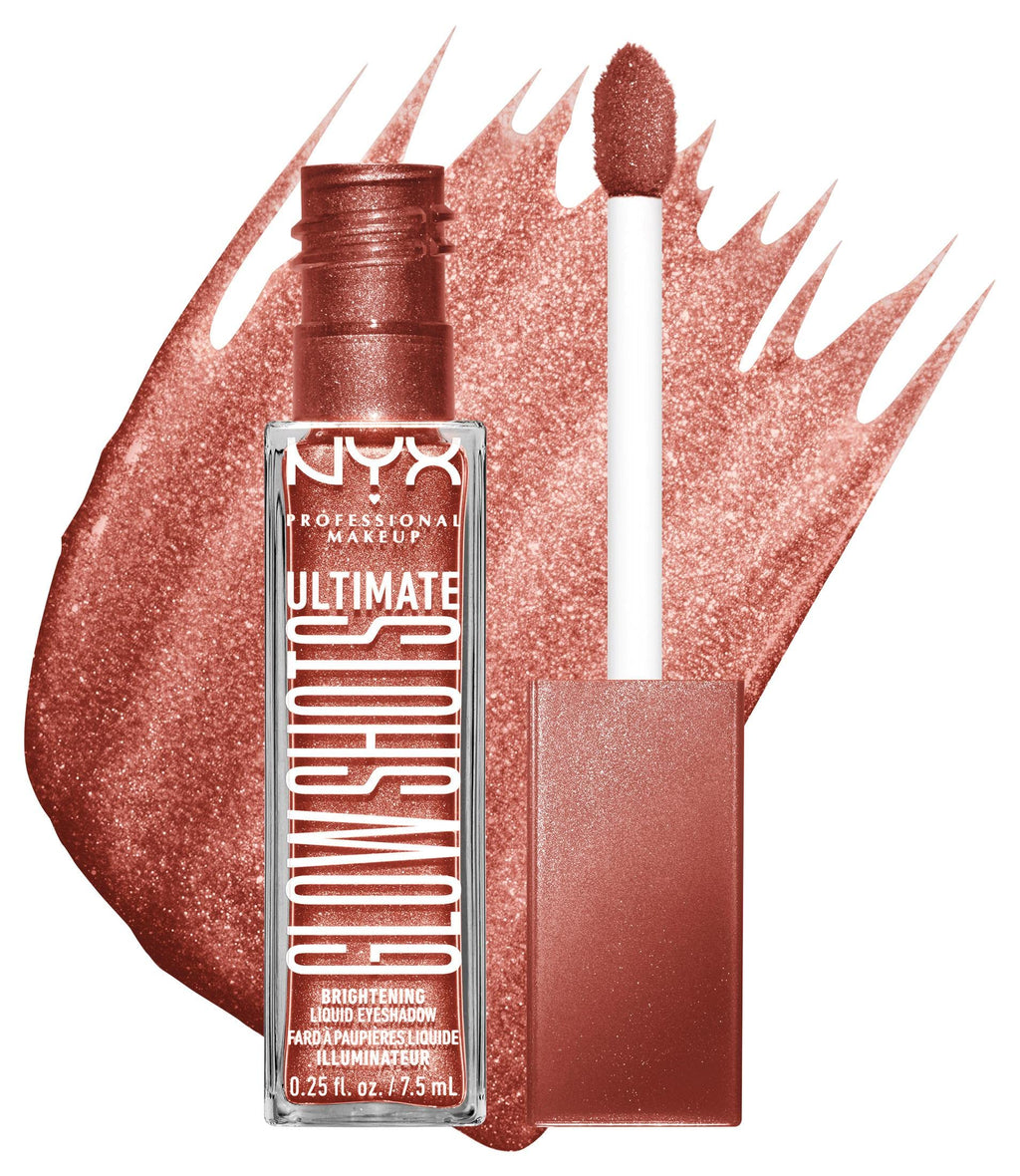 NYX PROFESSIONAL MAKEUP Ultimate Glow Shots, Liquid Eyeshadow, Long-Lasting Shimmer Eye Shadow with Vitamin C