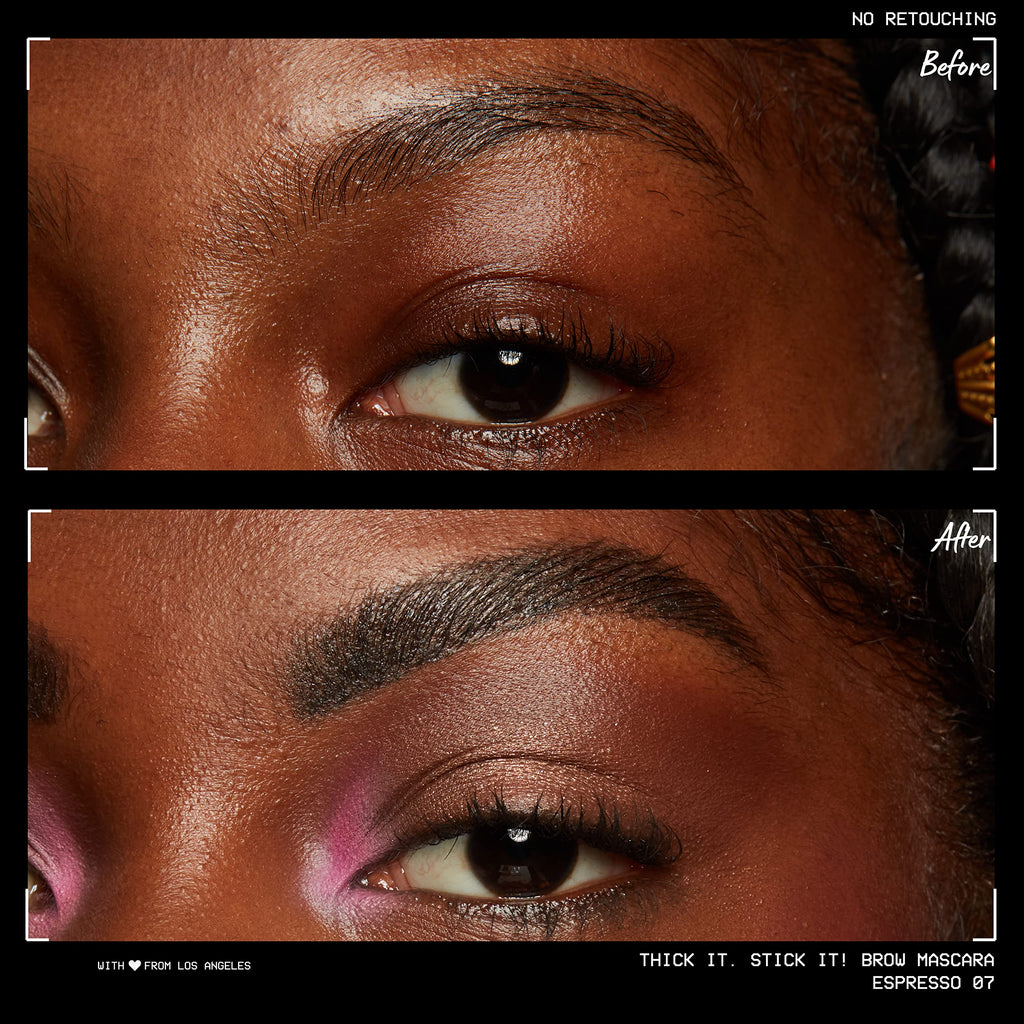 NYX PROFESSIONAL MAKEUP Thick It Stick Thickening Brow Mascara Eyebrow Gel - brown hair with undertones