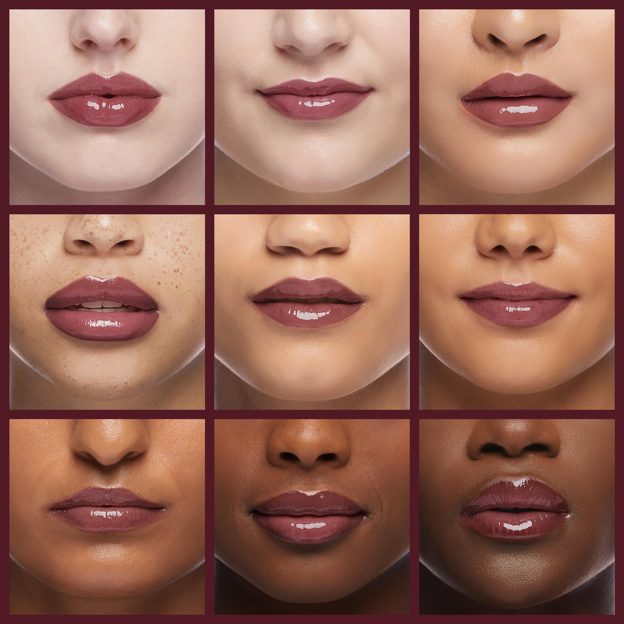 NYX PROFESSIONAL MAKEUP Candy Slick Glowy Lip Color Gloss - Cherry Cola (Burgundy)