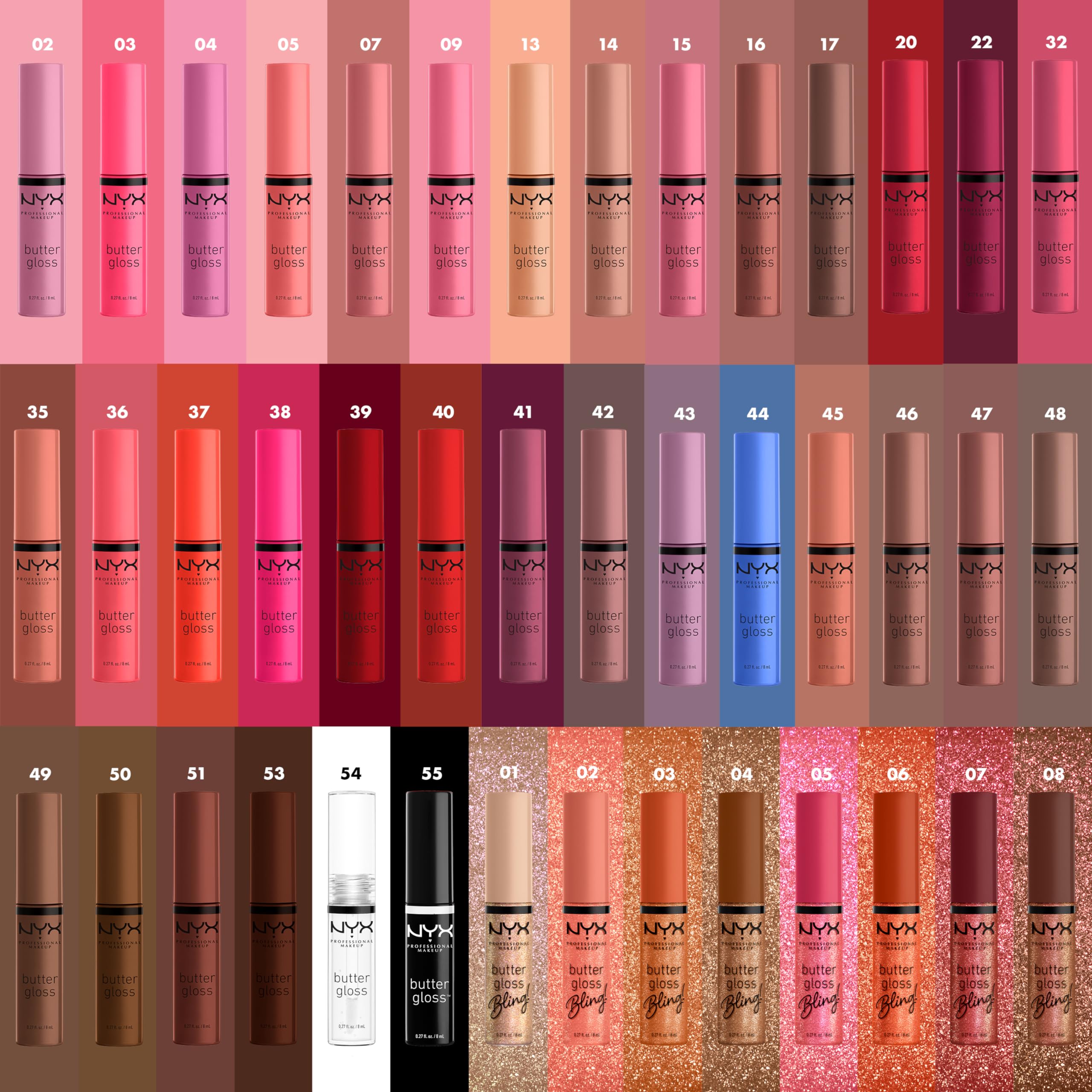 NYX PROFESSIONAL MAKEUP Butter Gloss, Lip Gloss