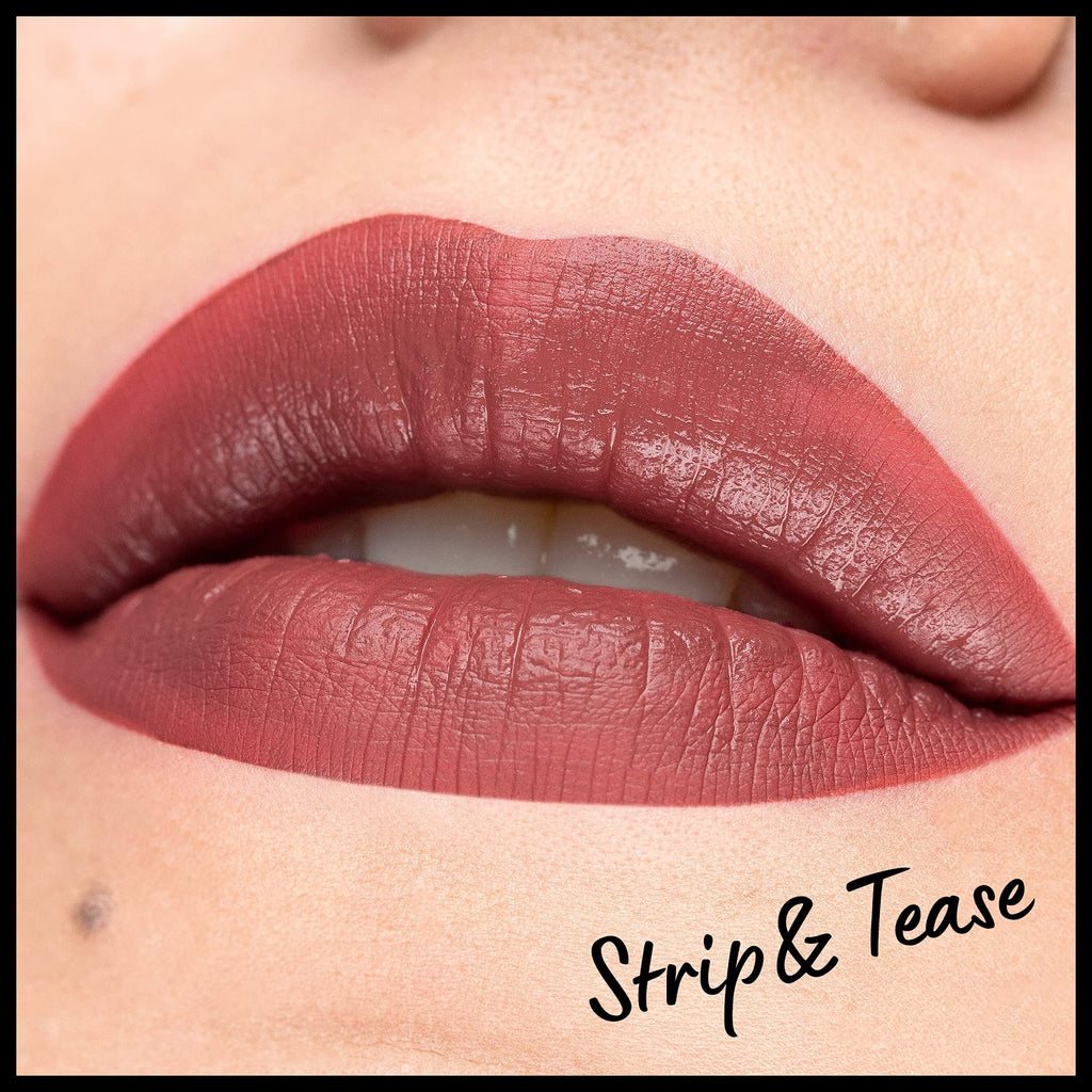 NYX PROFESSIONAL MAKEUP Lip Lingerie XXL Matte Liquid Lipstick - Strip & Tease (Brown Plum)