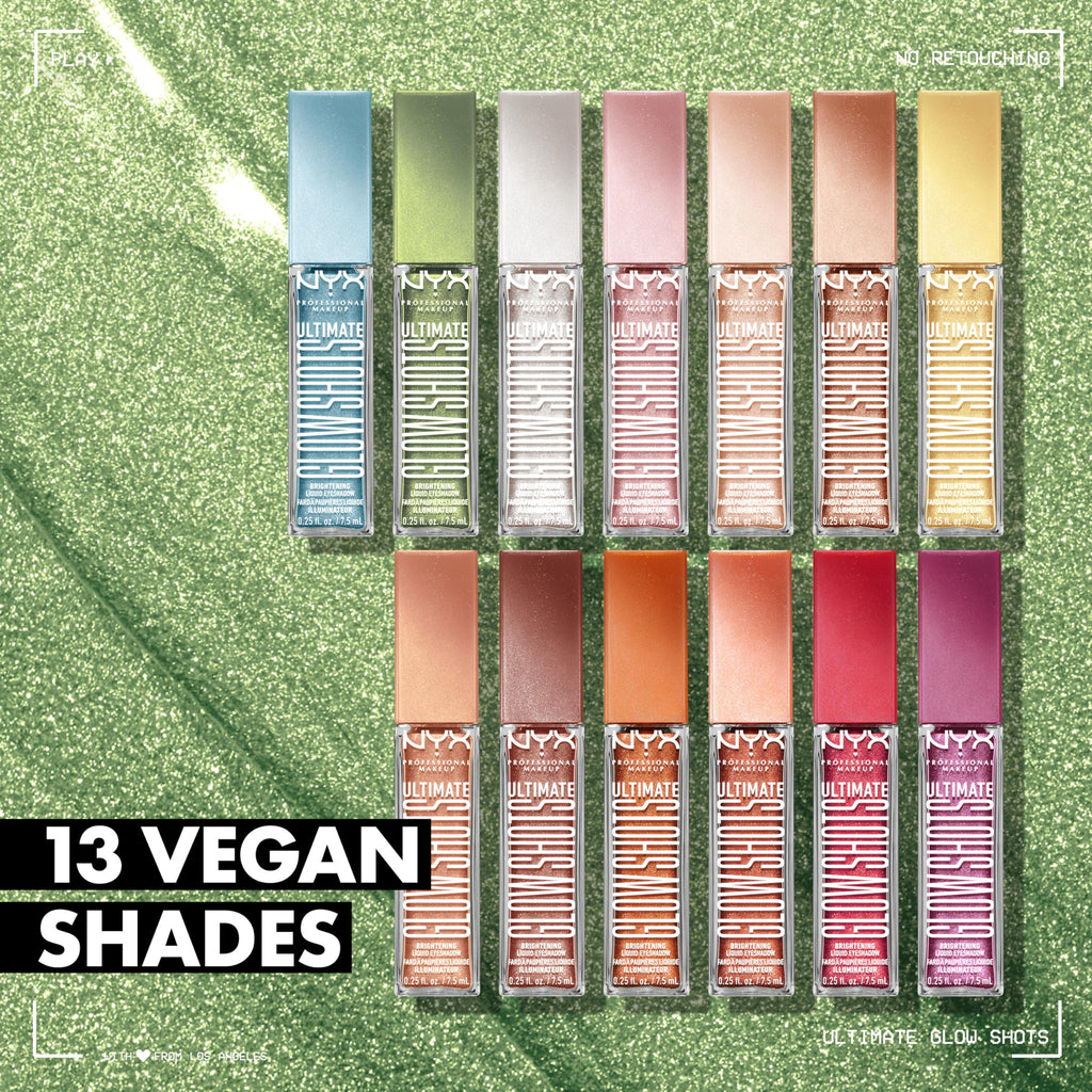 NYX PROFESSIONAL MAKEUP Ultimate Glow Shots, Liquid Eyeshadow, Long-Lasting Shimmer Eye Shadow with Vitamin C