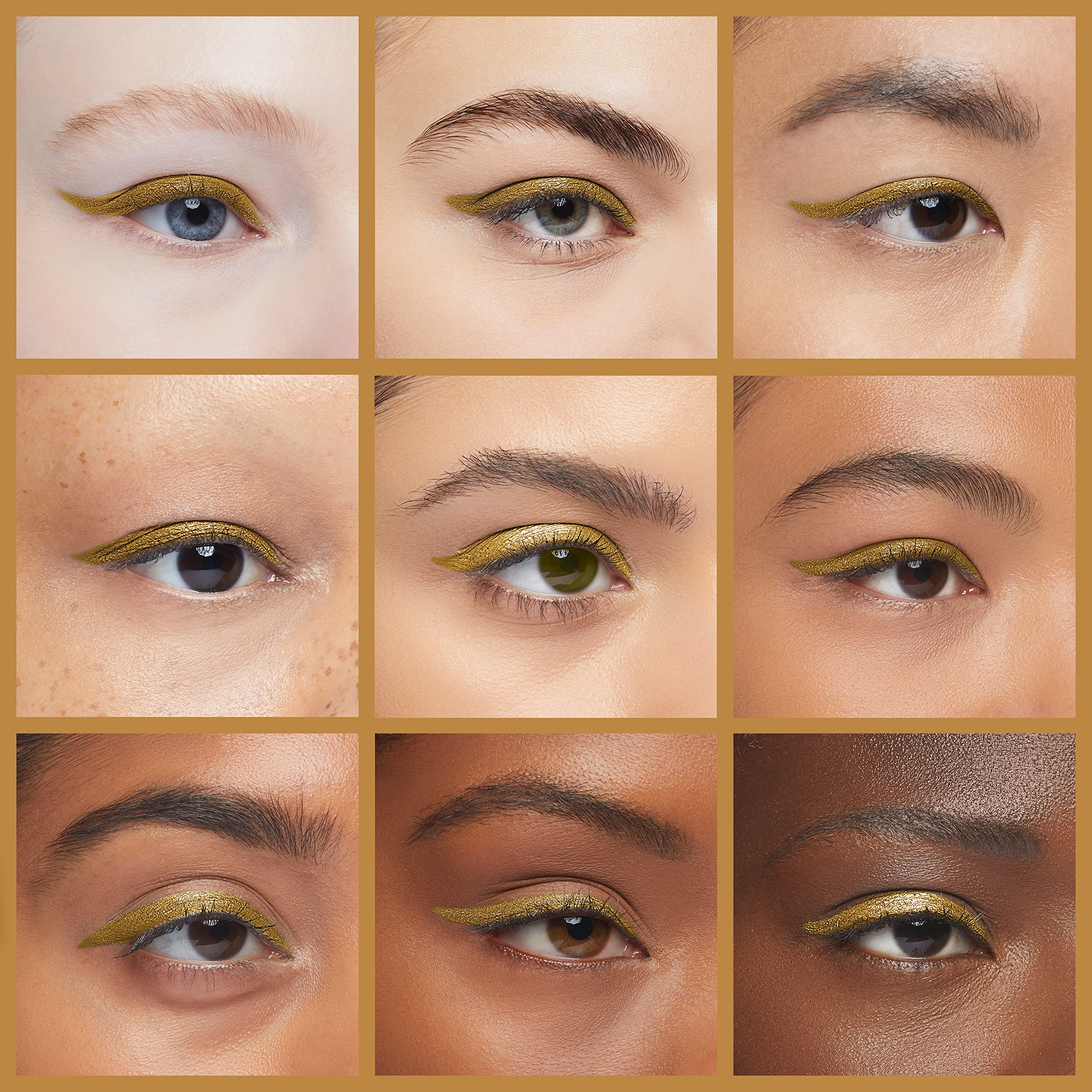 NYX PROFESSIONAL MAKEUP Slide On Pencil, Waterproof Eyeliner Pencil - Glitzy Gold