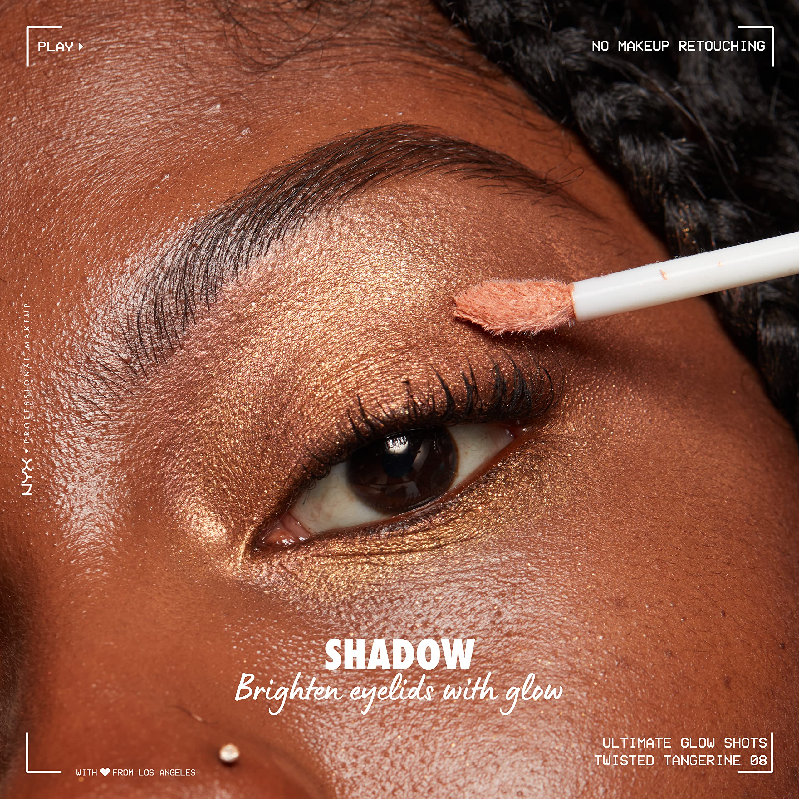 NYX PROFESSIONAL MAKEUP Ultimate Glow Shots, Liquid Eyeshadow, Long-Lasting Shimmer Eye Shadow with Vitamin C